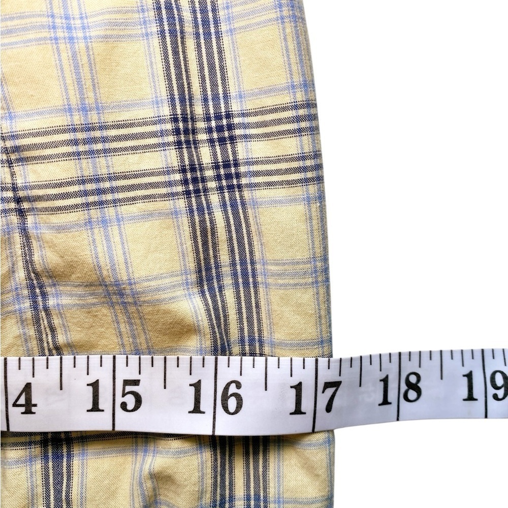 Charter Club Yellow and Black Plaid Pencil Wrap Skirt - Picture 10 of 13